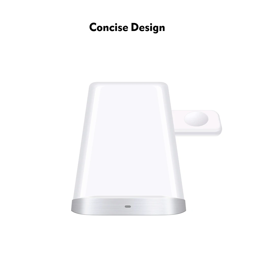 3 в 1 Qi Беспроводная зарядная док-станция для Apple Watch Airpods1 2 iPhone X XS XR Xs Max 8 8P 11 Pro Max, быстрый беспроводной зарядный блок