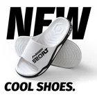 Шлепанцы мужскиеженские летние, дышащие, Нескользящие, пляжная обувь, для улицы, ванной комнаты