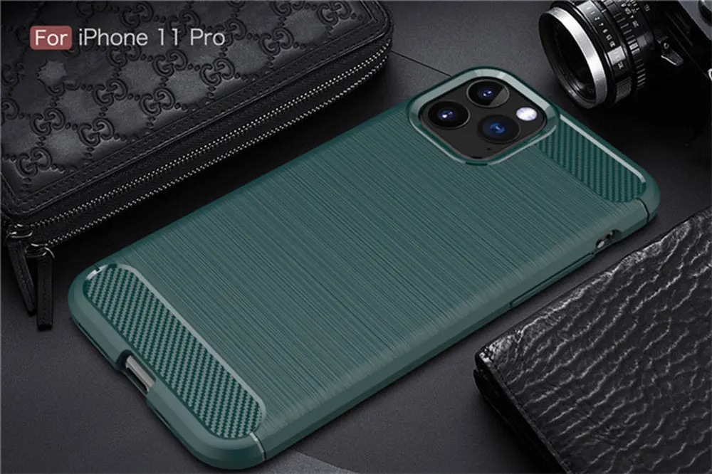 Мягкий чехол для iPhone 11, чехол для iPhone 11 Pro, чехол, роскошный бампер для iPhone 11 Pro MAX, чехол, мягкий силиконовый чехол из ТПУ