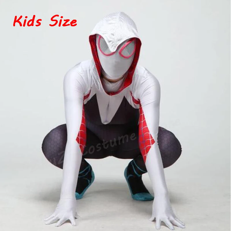 Kids Женский костюм для косплея, 3D принт Веном, зентай, спандекс, костюм для женщин, боди для взрослых/детей/на заказ - Цвет: Kids