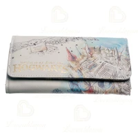hogwarts wallet female purse lady purses phone pocket card holder long wallet birthday gifts