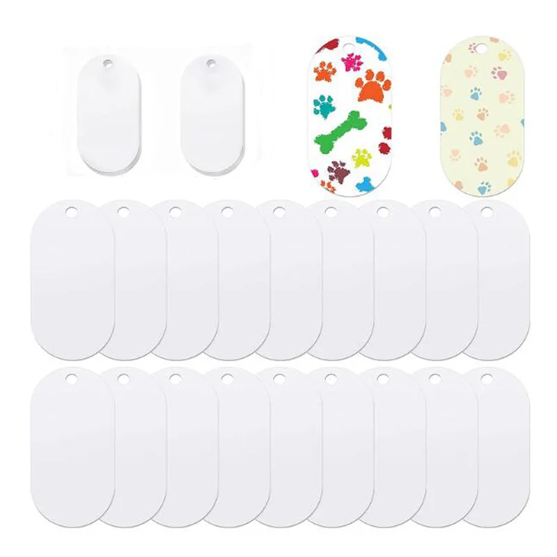 Сублимационный жетон в военном стиле для собак именной идентификационный