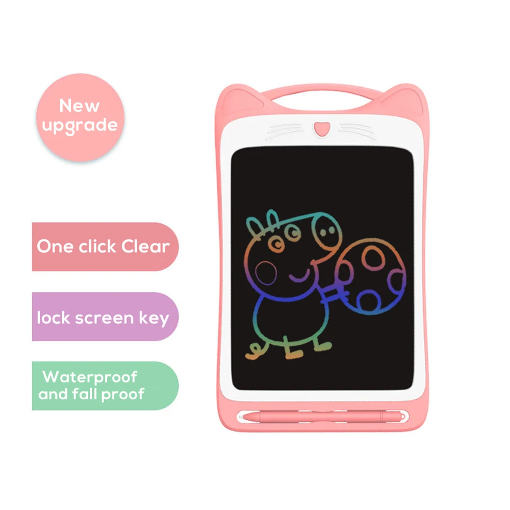 Howshow графический планшет с цветным почерком ЖК дисплей мультяшный цифровой