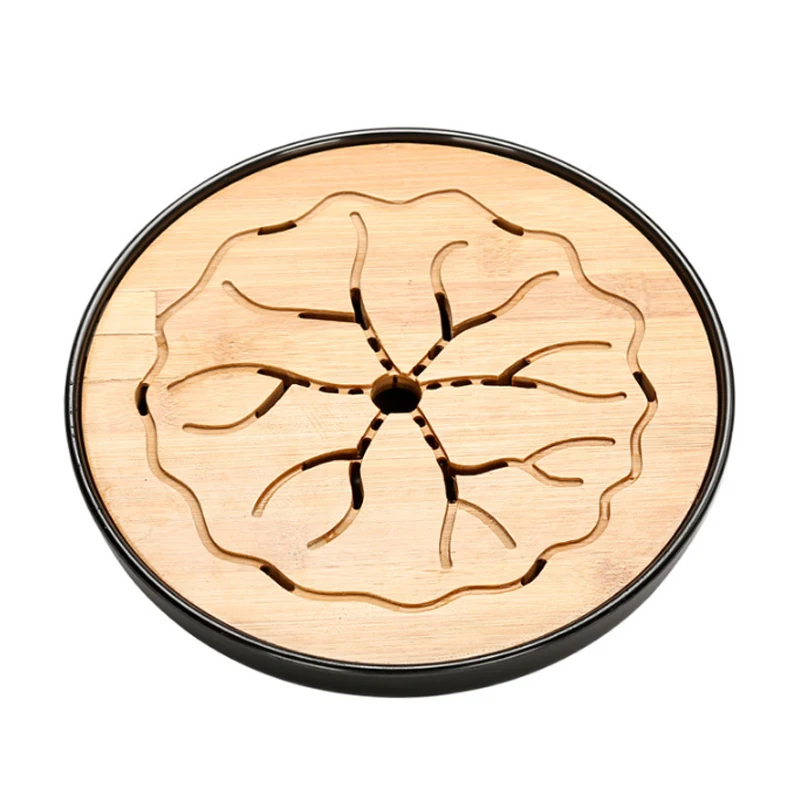 

Simple Household Japanese-style Dry Tea Tray Melamine Bamboo Tea Table Drainage-storing Kungfu Tea Set Pu'er Tea Tea Board
