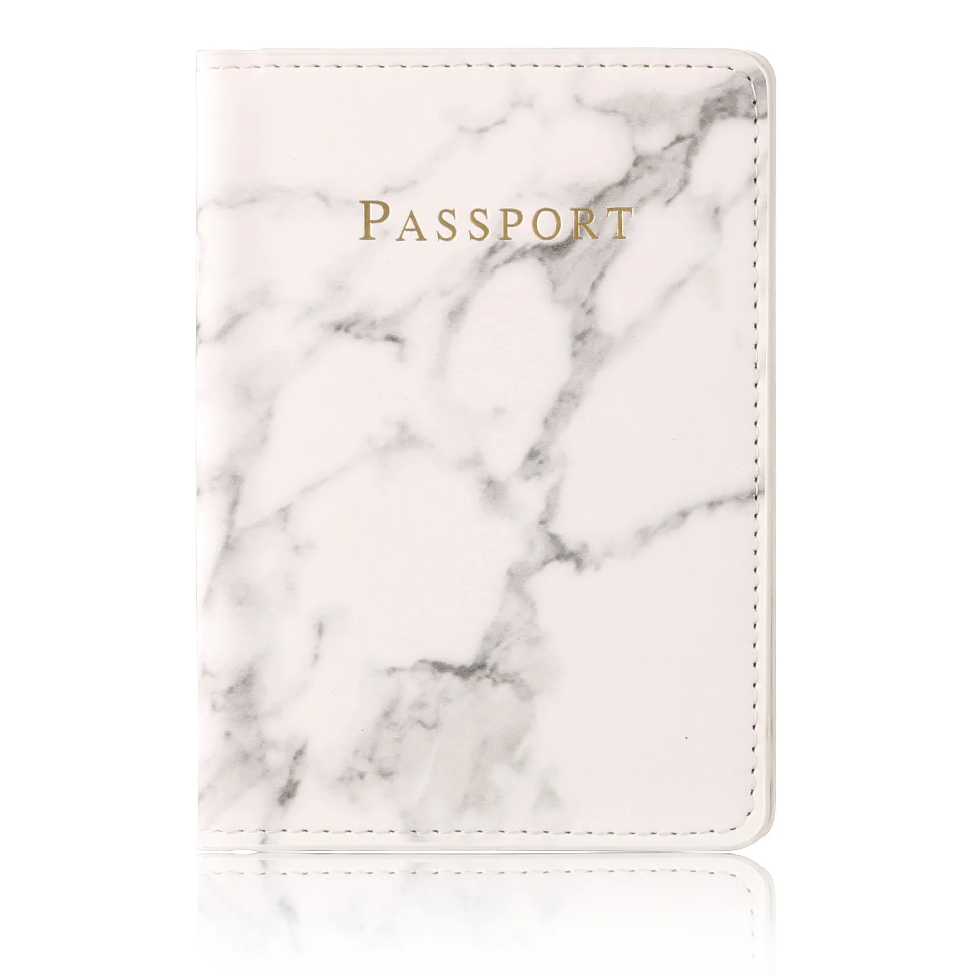 

2021 new passport cover personalized marble Mr / Mrs Passport Holder Case Travel Document organizer ID Credit Card Wallet