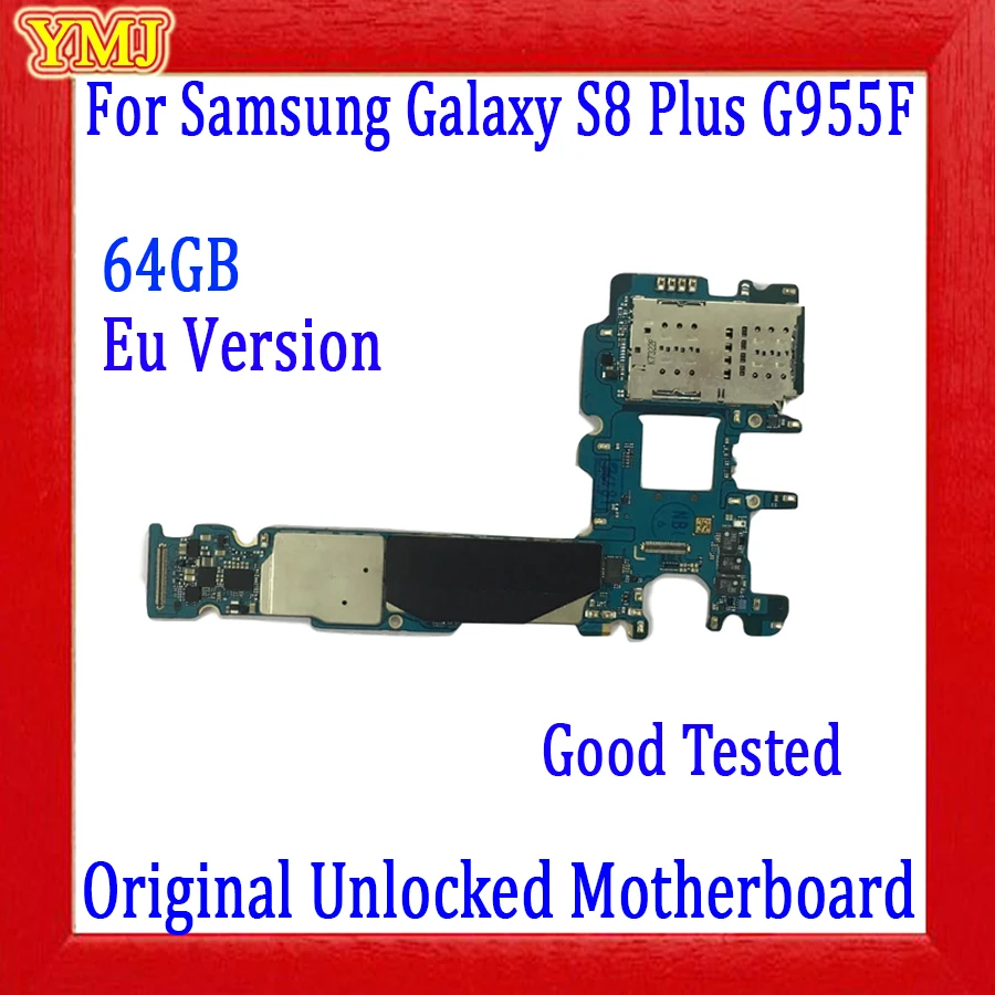 Материнская плата 64 ГБ для Samsung Galaxy S8 Plus G955F с системой OS оригинальная