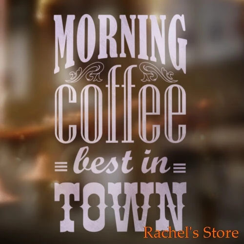 Розничная продажа Виниловая наклейка для кофейни кафе оформления окон | Дом и сад