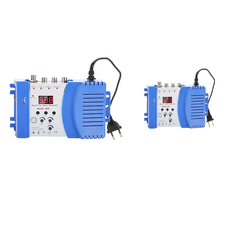 Профессиональный цифровой Vhf Uhf Rf модулятор Av к Avto ТВ конвертер адаптер