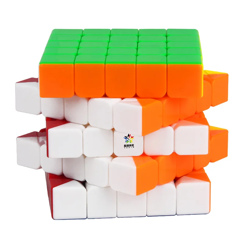 YUXIN ZHISHENG 63 мм Huanglong Stickerless Магнитный 5*5*5 волшебный куб головоломка на скорость 5x5 куб Обучающие игрушки, подарки magico Cubo