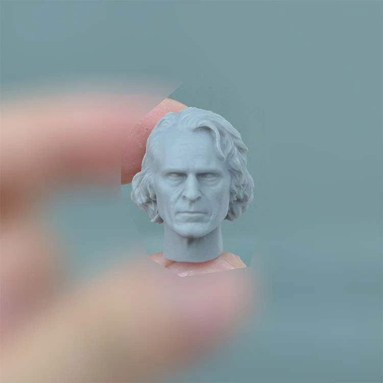 

Неокрашенная модель головы Хоакина Феникса в масштабе 1/12, аксессуары «сделай сам» для 12 дюймов