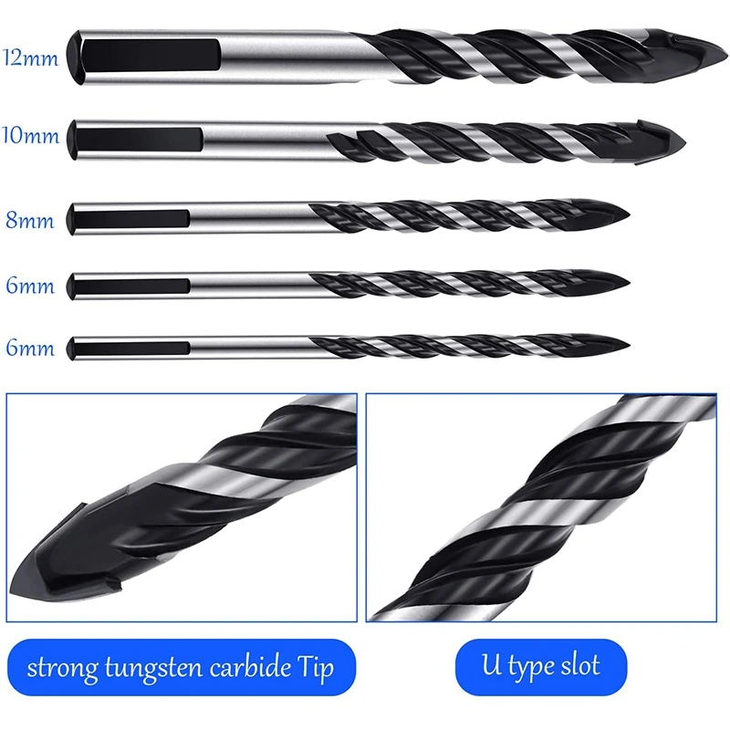 Алмазные сверла и многоматериал плитка Кладка Сверла пила Отверстие Сверло