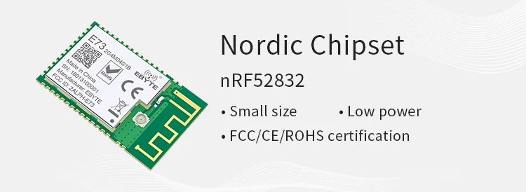 Bluetooth 5,0 nRF52832 ebyte 2,4 ГГц E73-2G4M04S1B IPEX PCB антенна IoT uhf беспроводной приемопередатчик Ble 5,0 радиочастотный передатчик приемник