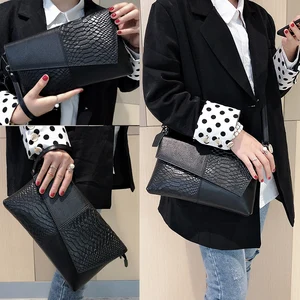 wmnuo new alligator bag women clutch vintage 100 original leather crossbody shoulder bag for ladies soft cover cowhide sac free global shipping