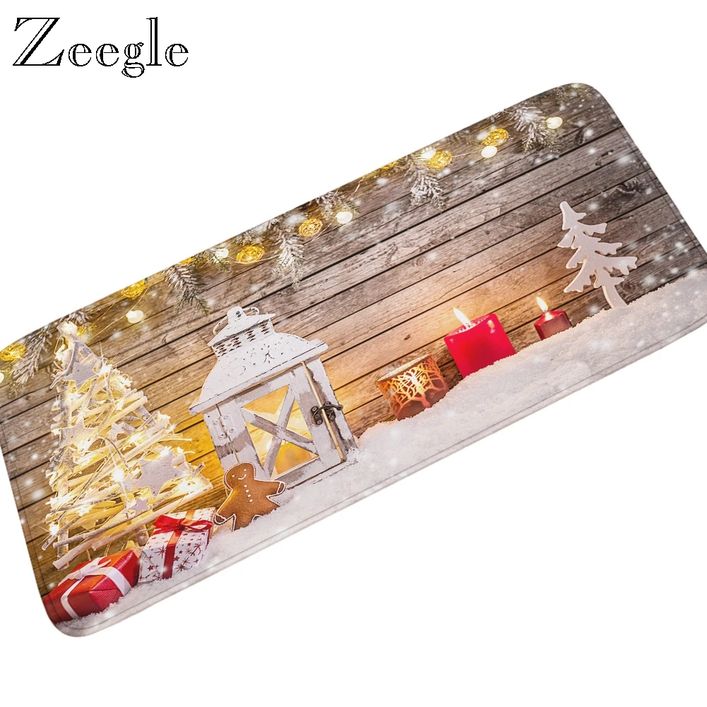 Кухонный напольный коврик Zeegle нескользящий современный ковер для гостиной