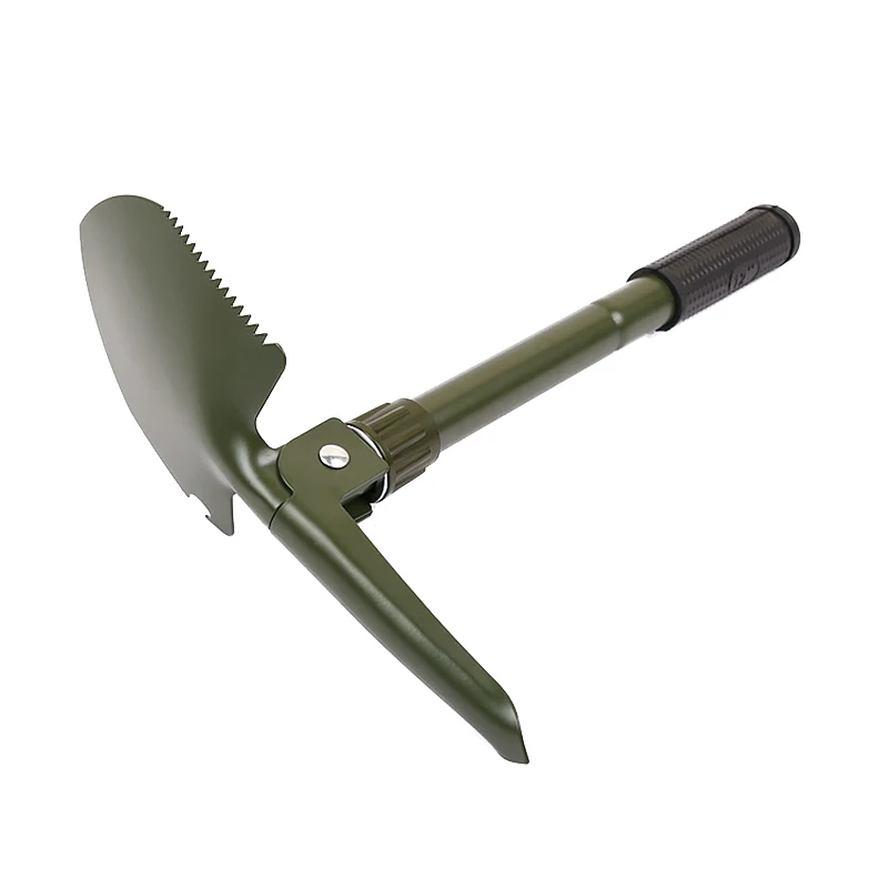 Новая Складная армейская лопата из углеродистой стали лопатка пила открывалка