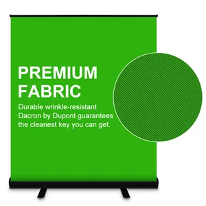 Yizhestudio фотография 110 см150 см зеленый экран фон складной фон-хромакей алюминиевый чехол для виртуальной студийной игры