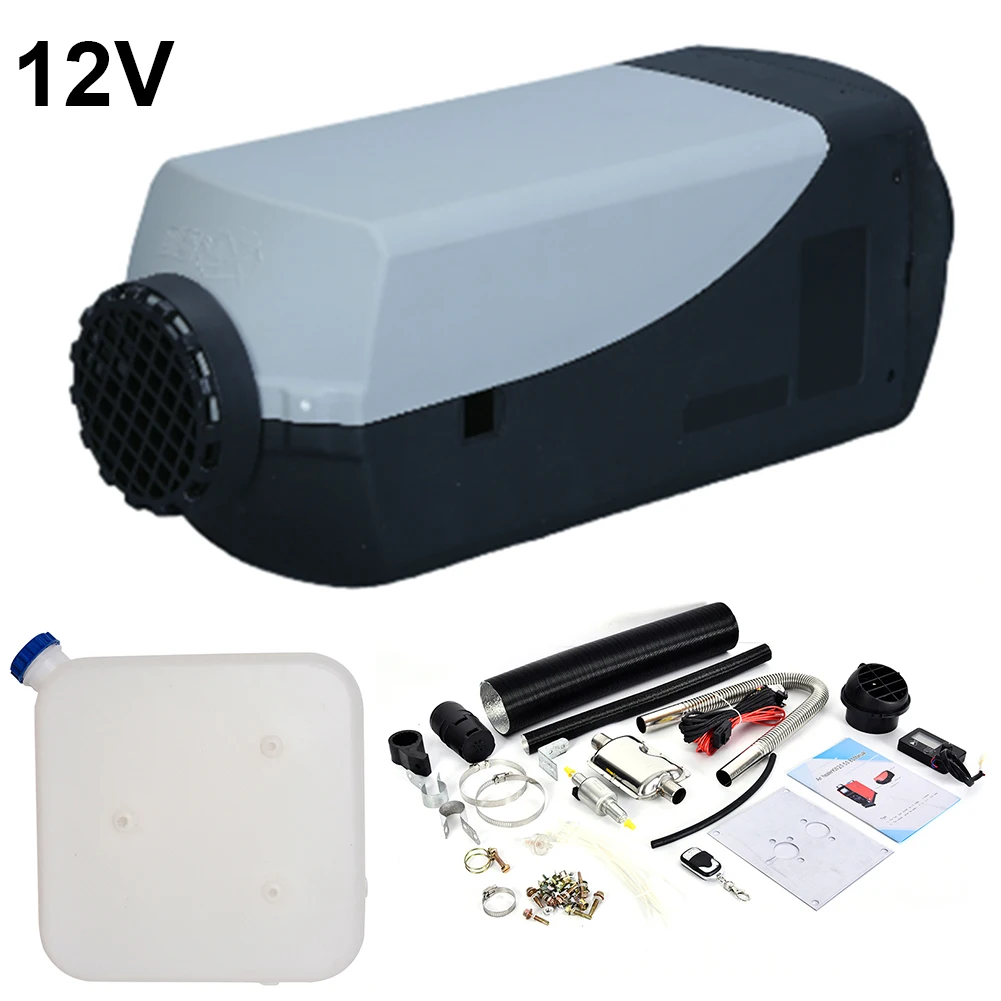 12V 5KW 5 кВт 8 кВт 12 В/24 В автомобильный обогреватель, стояночный обогреватель для лодок, автобусный автомобильный обогреватель с дистанционным управлением и глушителем бесплатно для RV - Название цвета: 12V 5KW