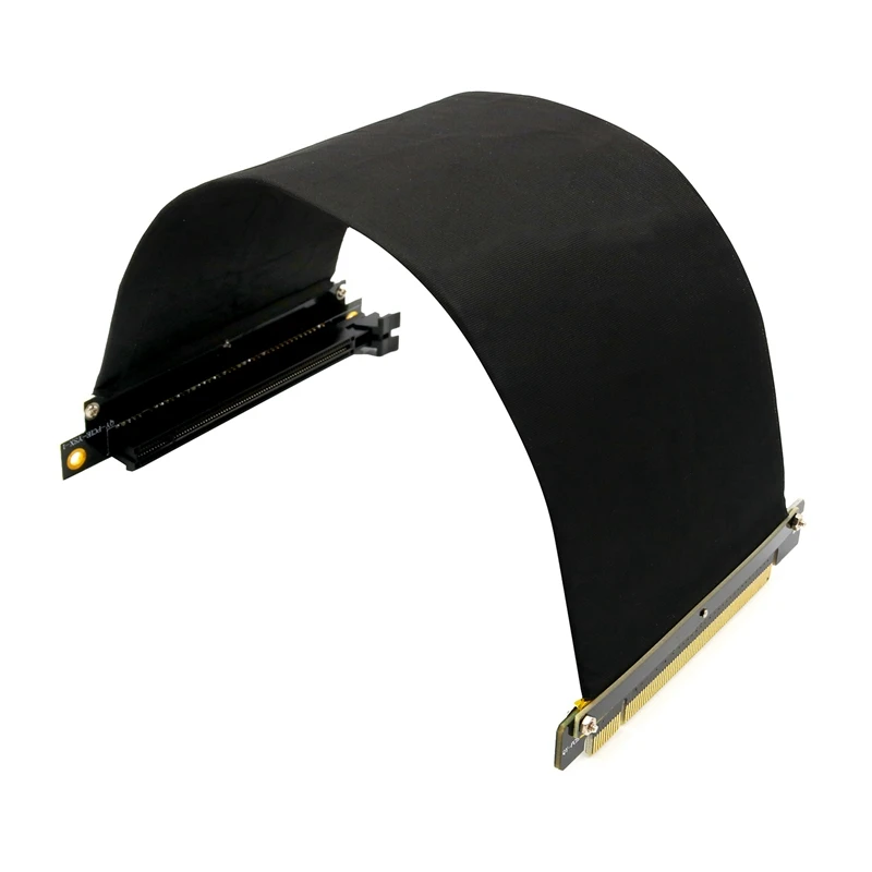 PCI Express E 3 0 16X удлинитель гибкий высокоскоростной (25 см 90 градусов)|Платы