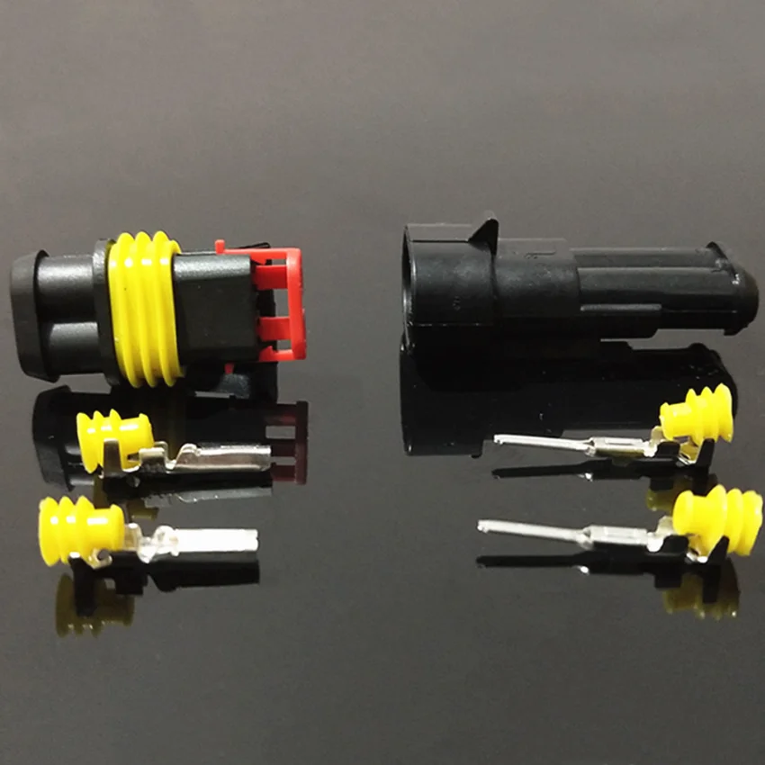 Водонепроницаемый Электрический коннектор Way AMP 2 комплекта контакта 1/2/3/4/5/6
