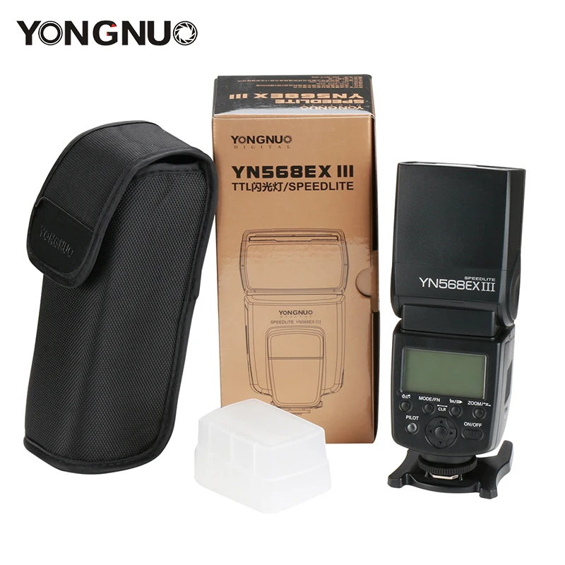 YONGNUO YN568EX YN-568EX III ttl Беспроводная HSS для Canon 1100d 650d 600d Nikon DSLR камера совместима с YONGNUO с бесплатными подарками