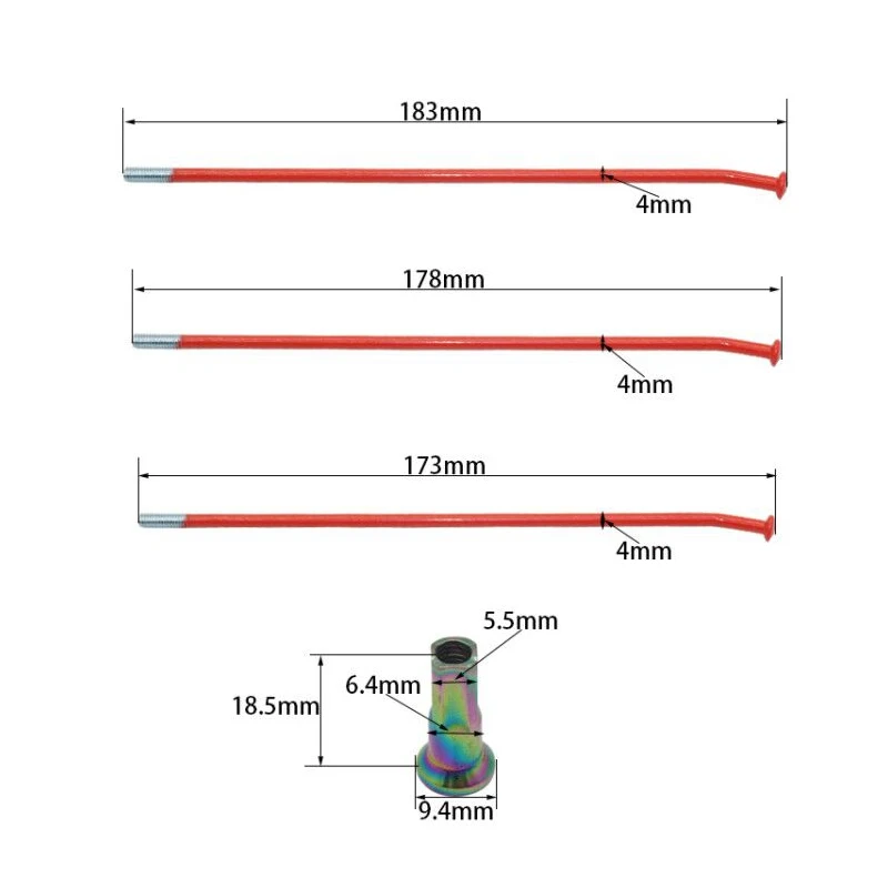 Разъем для сосков мотоциклов модель 17 18 19 21 дюймов подходит CRF KXF YZF WR SXF EXC TC BOSUER M2 M4