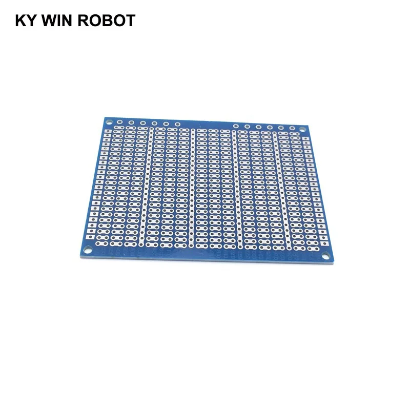 1 шт. DIY 7*9 см синий Односторонний Прототип бумаги PCB Универсальный Эксперимент Матрица печатной платы 7x9 см для Arduino