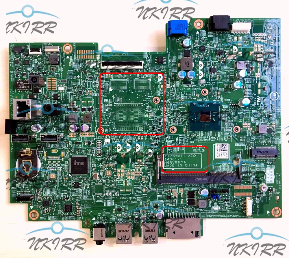 

Материнская плата для Dell 14061 24 14061, 3052-1 3452-2 M6RVR MKYVV C8Y3M W03YM 6MNG K9FR8 0V451 GXCFF CT82Y N3150/J3160