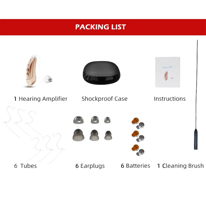 Аудиофоны 10 канальный цифровой слуховой аппарат Усилители звука Беспроводной