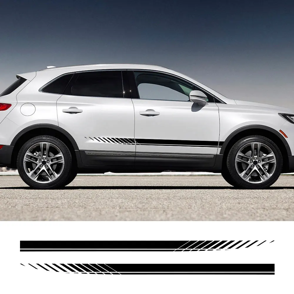 

2 шт., наклейки на автомобильные двери для Lincoln AVIATOR CONTINENTAL MKC MKS MKT MKX MKZ NAVIGATOR, автомобильные аксессуары, виниловая пленка, наклейка