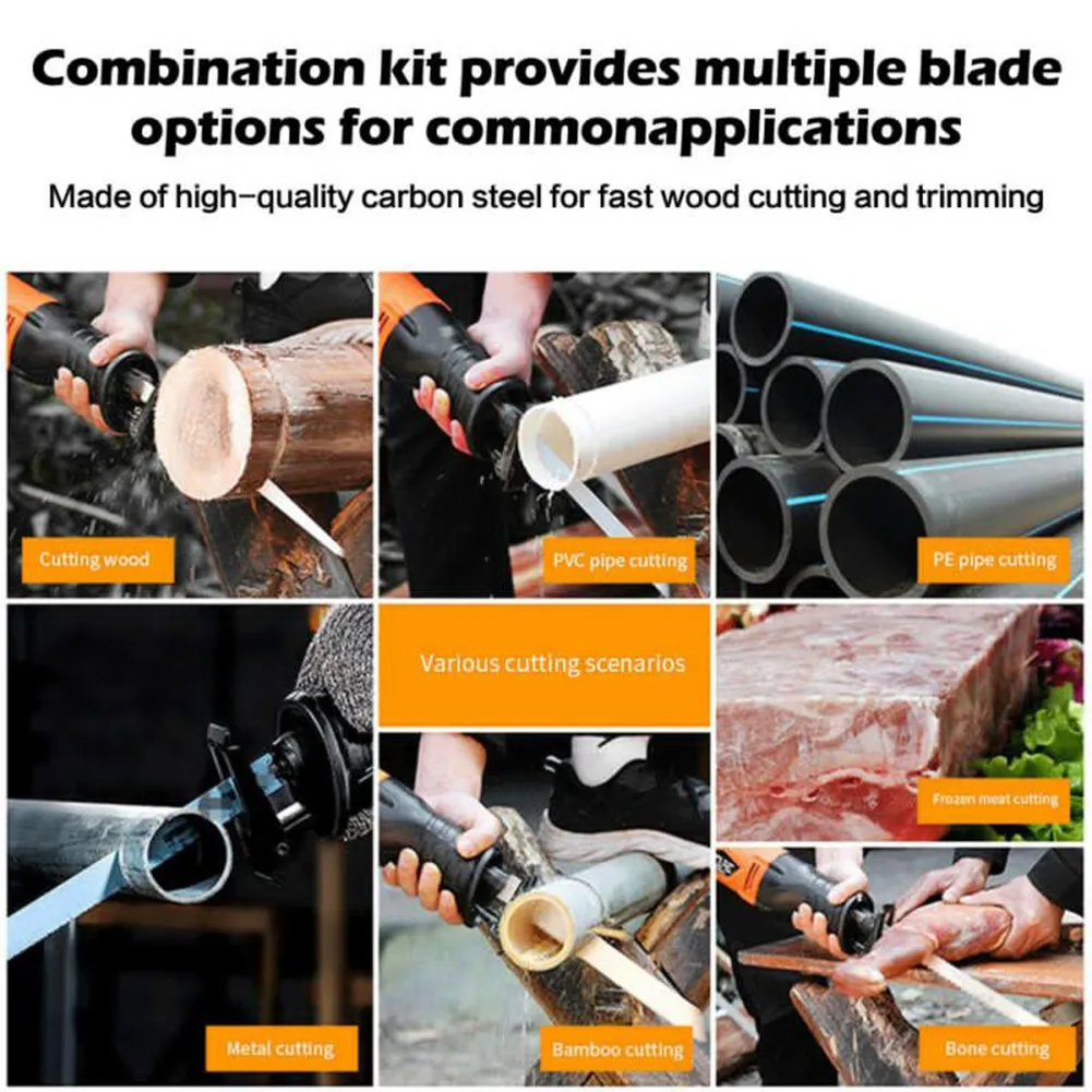 

Kit Jig Saw Metal Plastic Saw Set T-Shank Wood 40PCS Assorted Blades Jig