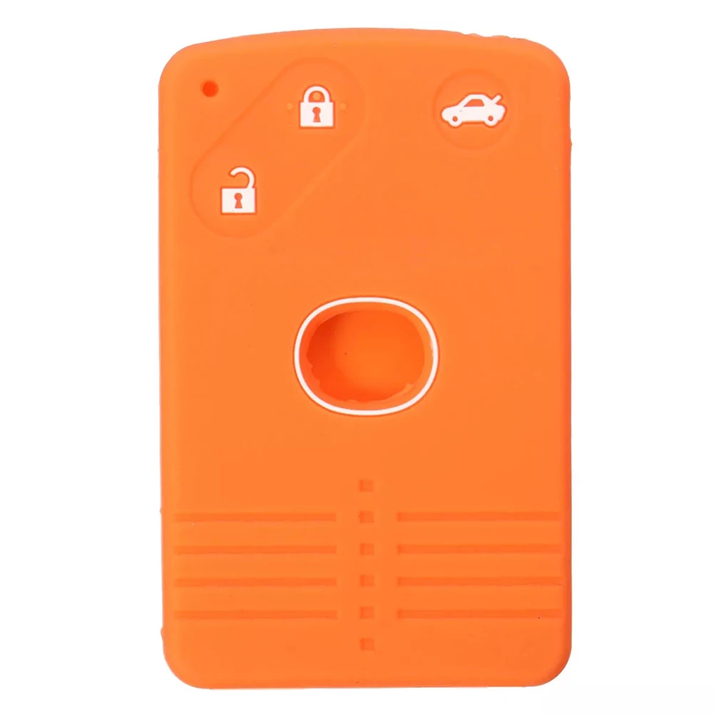 Чехол для автомобильного ключа силиконовый чехол с 3 кнопками смарт карты брелок