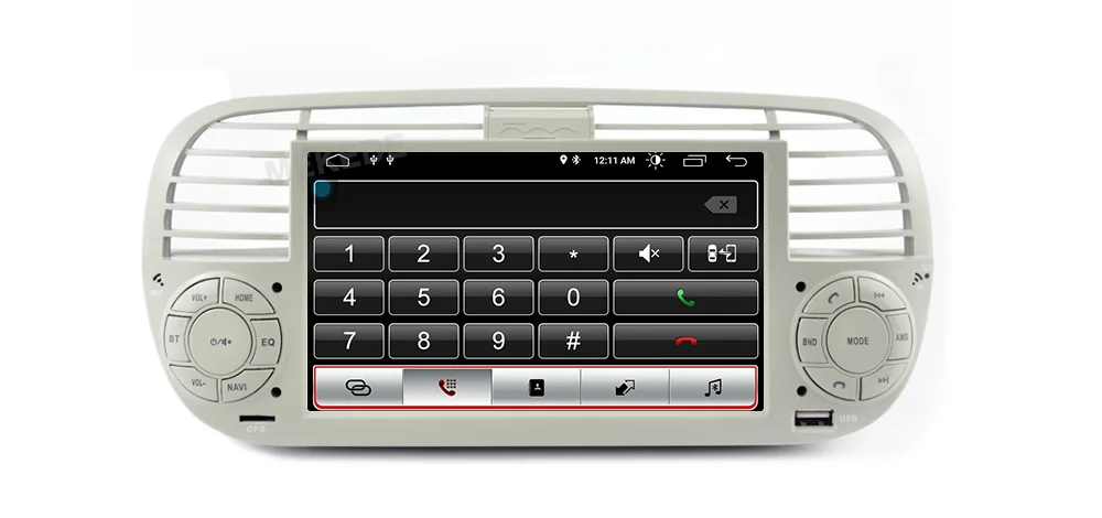 MEKEDE 1024x600 ips 7 дюймов 2G ram Android 9,0 автомобильный dvd-плеер gps для FIAT 500 аудио система автомобиля аудио gps DVD для FIAT 500 DSP