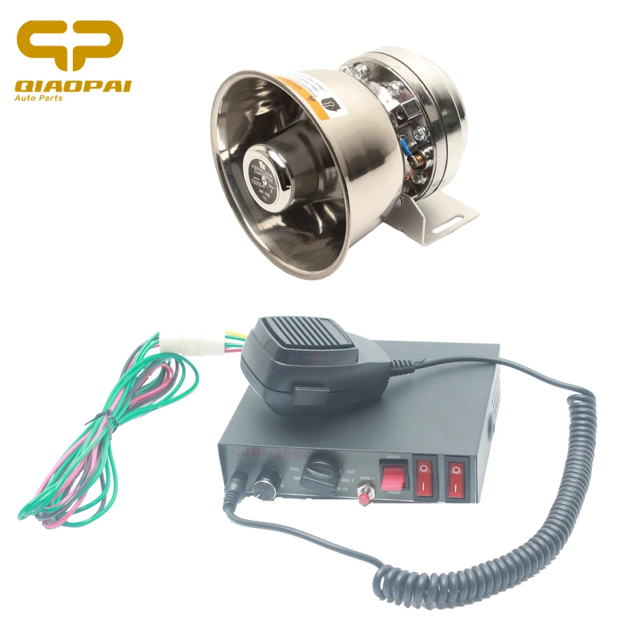 Универсальный автомобильный звуковой сигнал 12 в 9 звуковая полицейская сирена