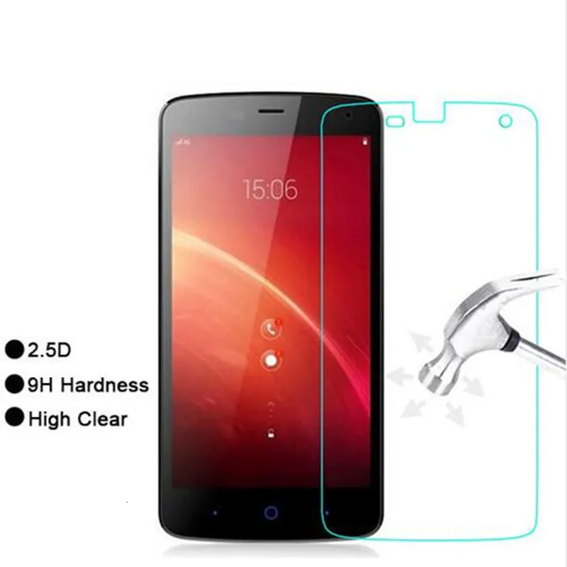 Переднее стекло для телефона zte Blade L370 l 370 9H 2.5D переднее взрывозащищенное