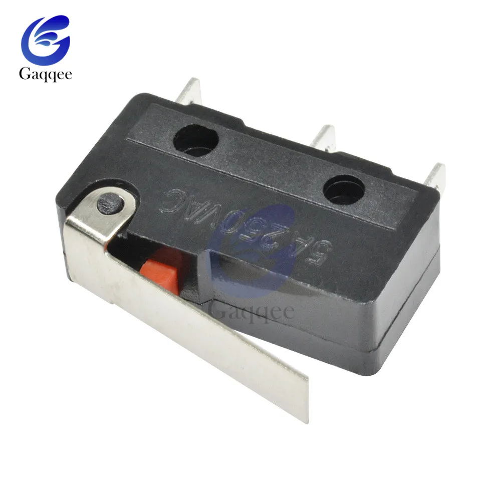 10 шт. такт переключатель вкл. KW11 3Z 5А 250В микропереключатель 3PIN Пряжка новая прямая