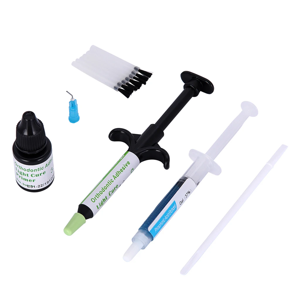 Стоматологическая Ортодонтическая склеивающая паста Легкий клей зеленый