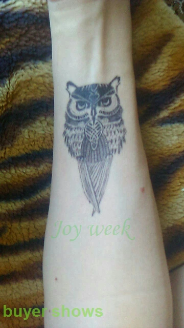 Waterproof Temporary Tattoo sticker owl owls tatto stickers flash tatoo fake tattoos for girl women men | Красота и здоровье