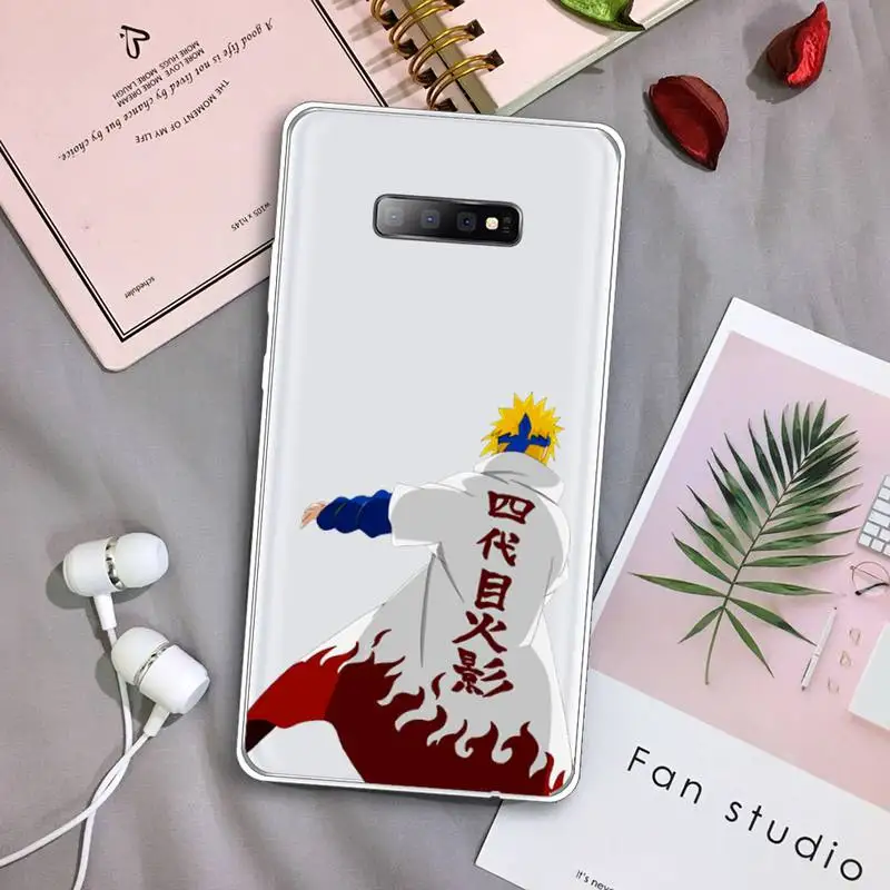 

Naruto Akatsuki Itachi Uchiha anime Phone Case Transparent For Samsung Galaxy S A 5 7 8 9 2015 20 edge plus 10 e lite 2019