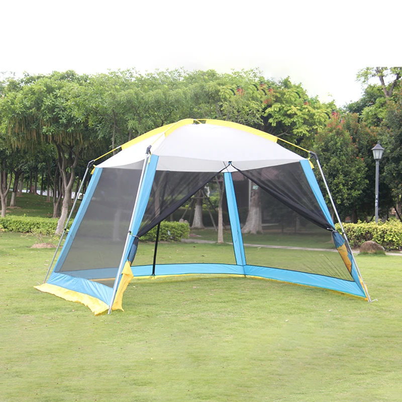 

5-8 Person Ultralarge 300*300*210CM Mosquito-proof Double Layer Outdoor Camping Barbecue Beach Tent Large Gazebo Sun Shelter