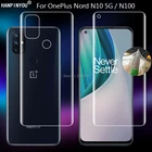 Для OnePlus Nord N10 5G N100 прозрачная ТПУматовая Гидрогелевая Защитная пленка с полным покрытием и защитой от отпечатков пальцев (не стекло)