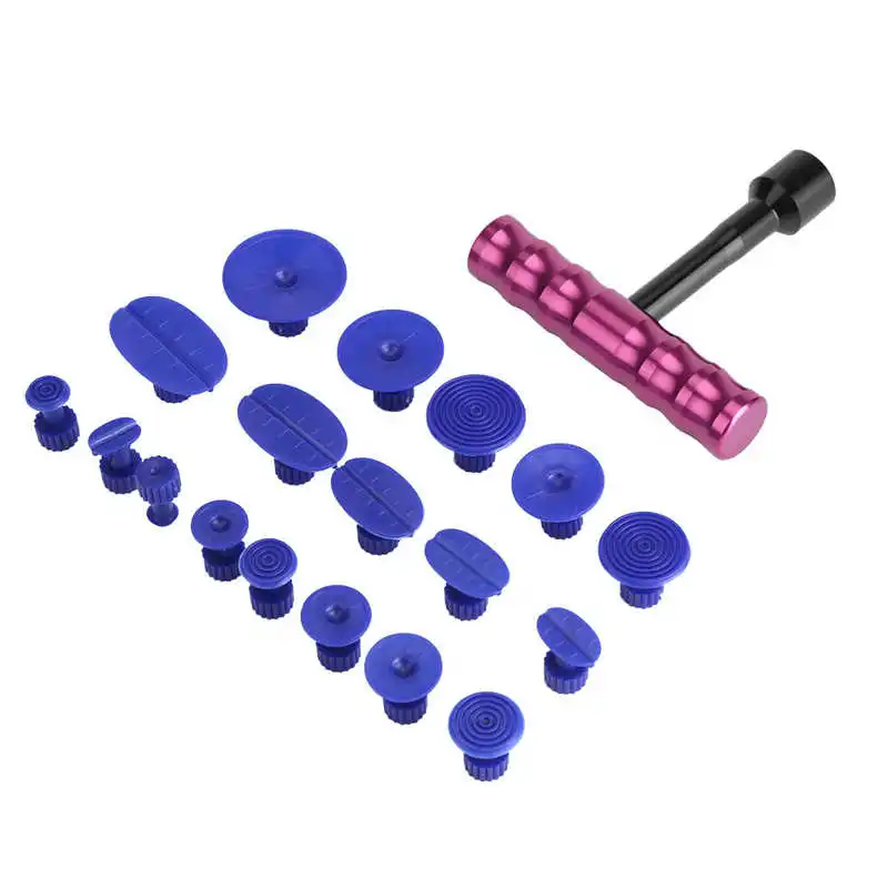 

Car Dent Puller T-Bar Car Body Panel Paintless Automobile Dent Removal Repair Lifter Tool + 18Pcs Puller Tabs
