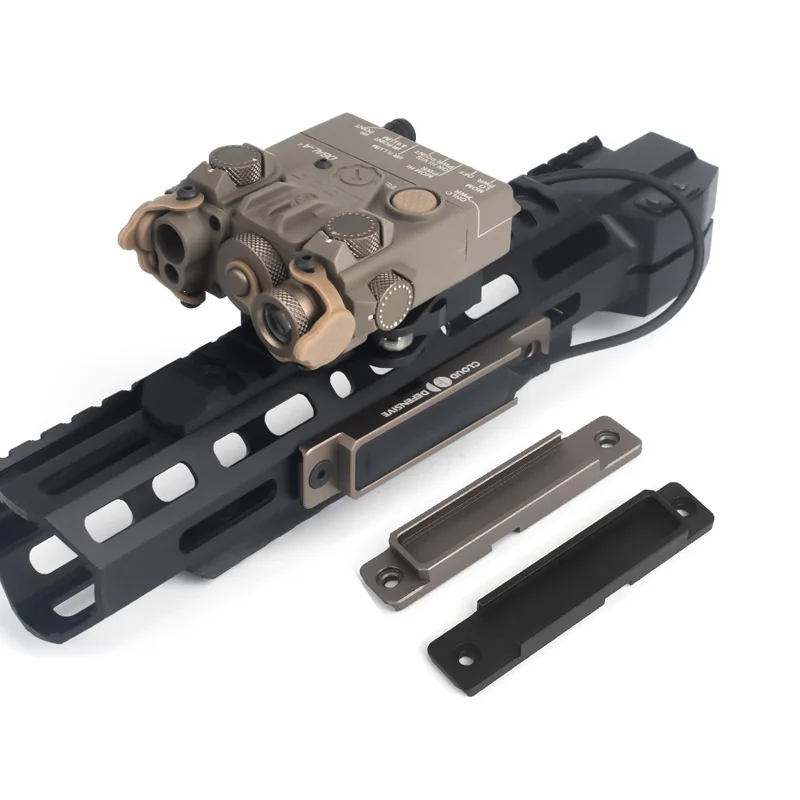 

Tactical MLOK Keymod Tape Switch Pocket Mount for Flashlight DBAL-A2 Hunting Rifle Scout Light CNC Aluminum Pressure Pad Holder