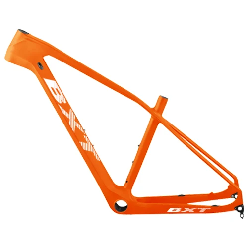 BXT full orange Китайская дешевая карбоновая mtb рама 27,5 er ud 15,5/17/18,5/20 bicicletas горный велосипед 27,5 гоночные б/у велосипедные рамы - Цвет: BXT full orange