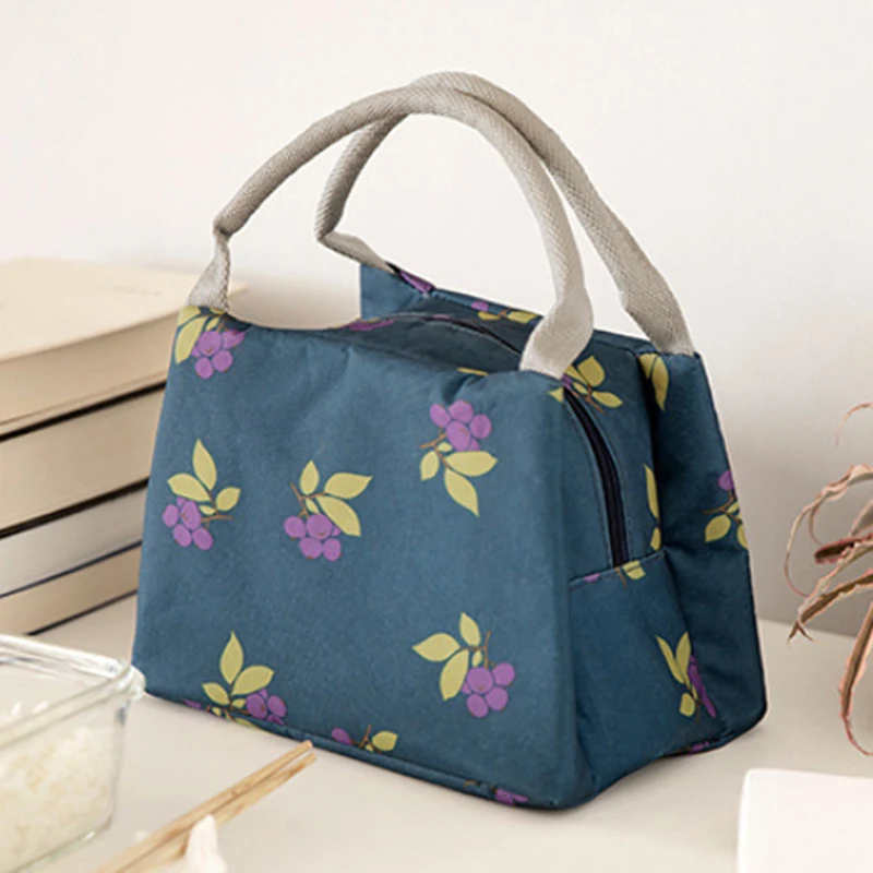 

Портативный изолированный термальный охладитель Bento Ланч-бокс сумка для пикника Сумка для хранения сумки для обеда для семейного пикника н...