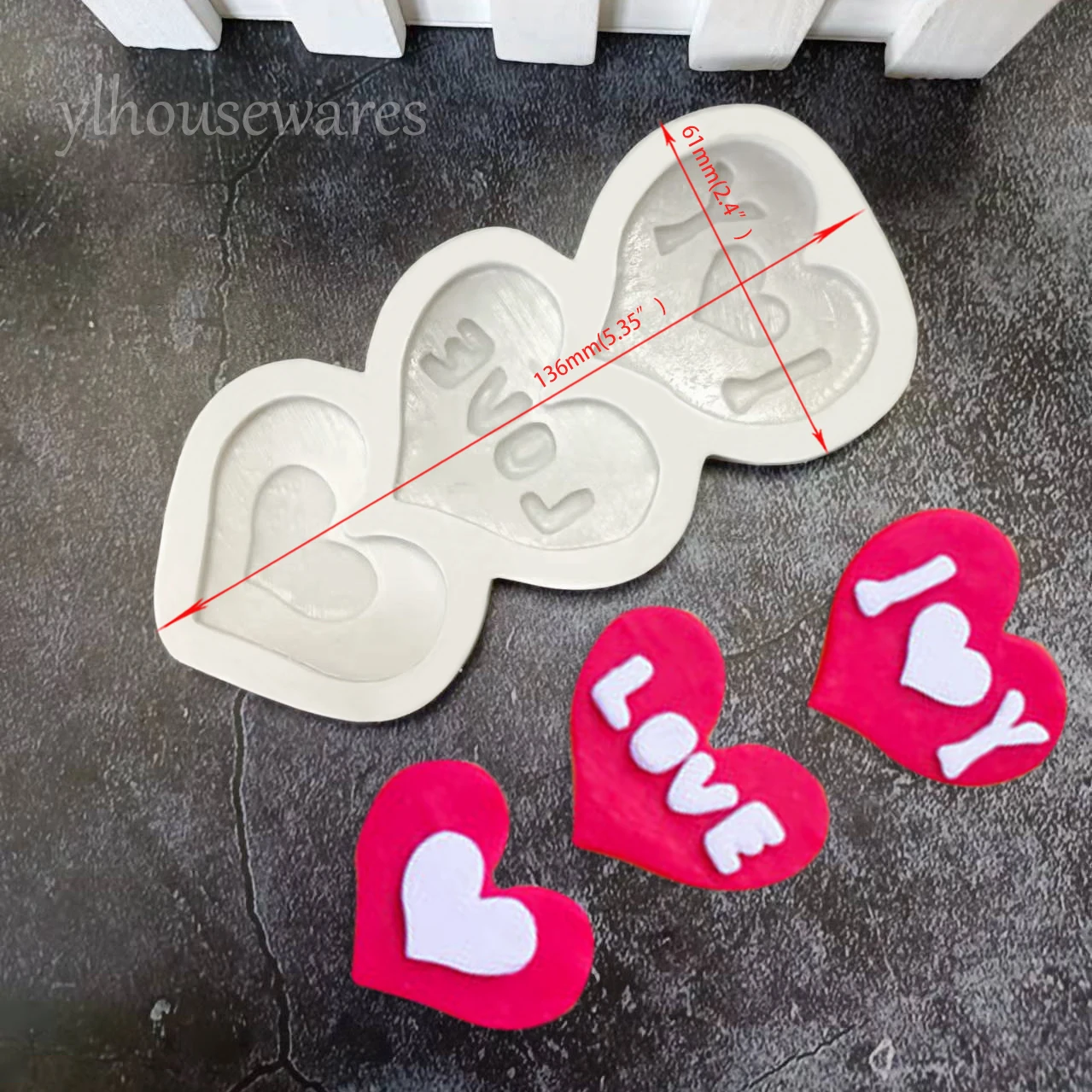 3 ШТ. Love Candy Making Силиконовые Формы Шоколадная Выдумка Инструмент Десерт