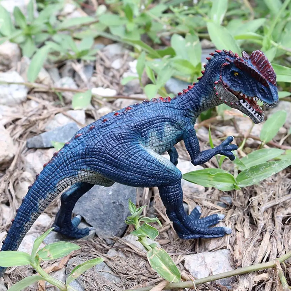 

inch 14567 Dilophosaurus Dinosaur Double Crested Lizard PVC Simulation Dinosa Kit Toys Action Figure expedient