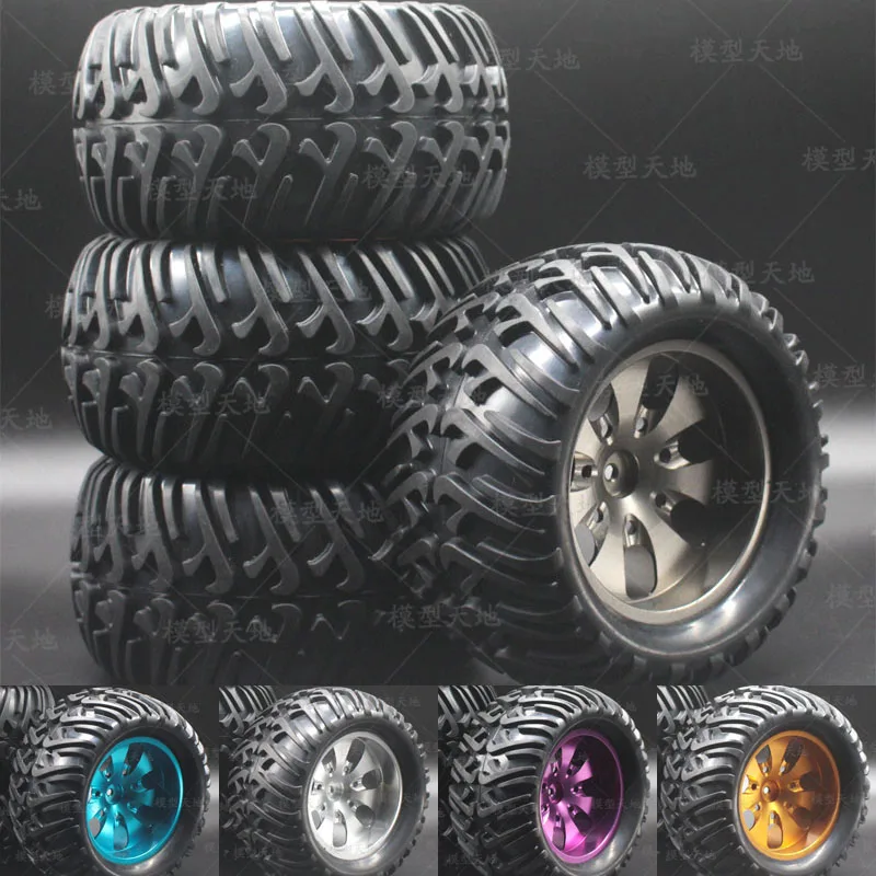 Колесные диски из металлического сплава 4 шт. 125 мм шины Bigfoot HSP HPI FS 1:10