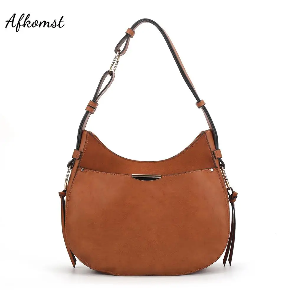 AFKOMST повседневные кошельки в стиле Хобо и сумочки для женщин тоут с верхней