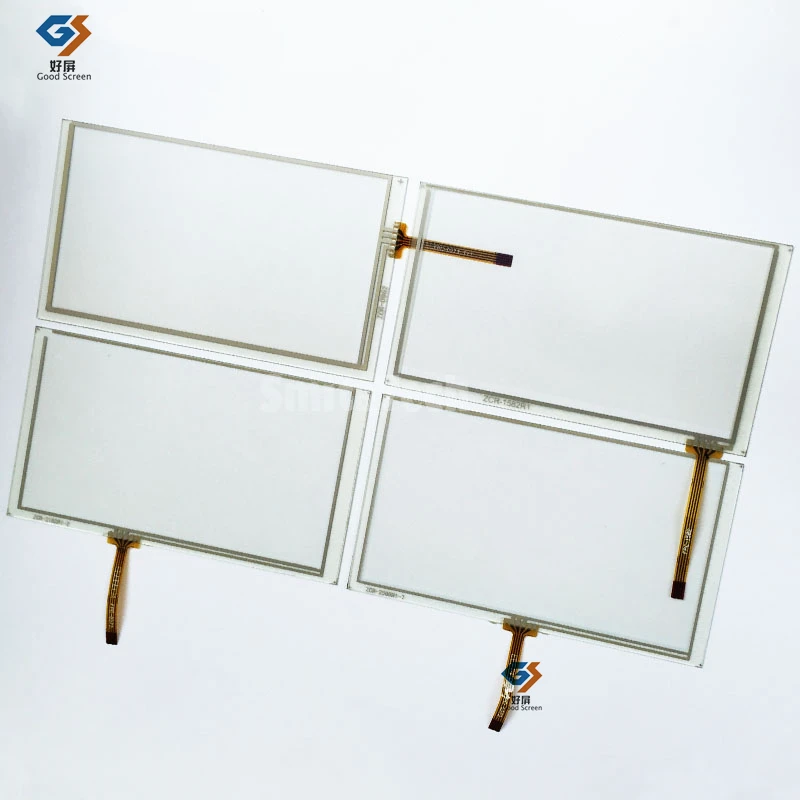 

6.2 Inch touch screen P/N ZCR-2182R1-5 1 4-wire resistive touch screen digitizer sensor glass panel 155*88mm