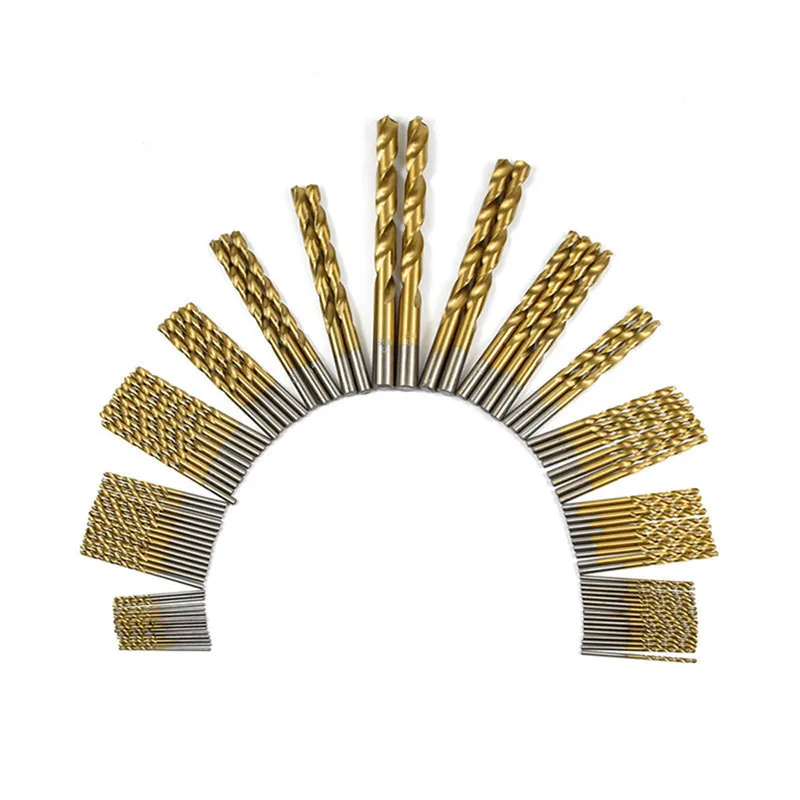 Ламеция 99 шт Высокое качество HSS Электрический центровочное сверло набор Титан